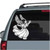 Detailed Angel Reaching car window decals stickers