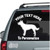 Australian Kelpie Standing car decals stickers