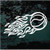 Flaming Basketball Decals Flaming Basketball Decals