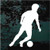 Solid Soccer Player car window decals stickers