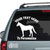 Horse Profile Silhouette Stickers