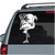 Flamingo Palm Trees car window decals stickers