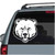 Nice Grizzly Bear Face car window decals stickers