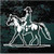 Cowboy Gaited Horse car window decals stickers