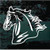 Majestic Mustang Horse Head Decals