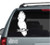 Perched Cockatoo Window Decals Stickers