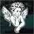 Cherub With Wings car window decals stickers
