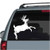 8 Point Deer Jumping car window decals stickers