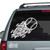 Flaming Softball Car Decals Flaming Softball Car Decals