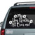 My Dog Walks All Over Me Paw Prints car decals stickers My Dog Walks All Over Me Paw Prints car decals stickers