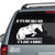 If It's Not Half Ass It's Just A Horse Mule car window decals stickers If It's Not Half Ass It's Just A Horse Mule car window decals stickers