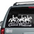 Three Gaited Horses Gone Riding car decals stickers