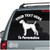 Vizsla Hungarian Pointer Standing car decals stickers