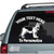 Happy German Shepherd car decals stickers
