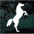 Solid Arabian Horse Rearing car window decals stickers