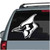 Blue Jay Head Mascot car window decals stickers