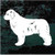 Newfoundland Dog Profile car window decals stickers