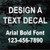 Arial Bold Vinyl Lettering car window decals stickers
