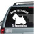 Solid Scottish Terrier car decals stickers