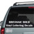 Britannic Bold Vinyl Lettering Car Window Decals