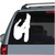 Snowboarder Mid Air Grab car window decals stickers