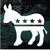 Democratic Donkey Window Decals