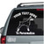 Miniature Doberman Profile car decals stickers