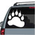 Front Bear Paw Print car window decals stickers