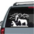Cowgirl Praying At The Cross Design car decals stickers