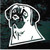 English Mastiff Head 03 Window Decal
