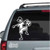Cartoon Girl Soccer Player decals stickers