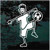 Boy Cartoon Soccer Player car window decals stickers