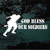 God Bless Our Soldiers car window decals stickers
