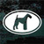 Airedale Terrier car window decals stickers