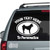 Akita Solid Oval car decals stickers