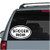 Soccer Mom Oval Soccer Ball decals stickers