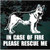 German Shepherd Fire Rescue car window decals stickers