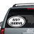 Navy Oval iServe decals stickers