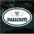Paratrooper iParachute Oval car window decals stickers