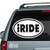 Oval iRide decals stickers