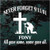 Firefighter Praying Cross Never Forget 911 car window decals stickers