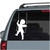 Cherub Angel On Swing car window decals stickers