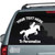 Solid Horse Jumping With Rider Stickers Solid Horse Jumping With Rider Stickers