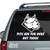 Pits Are For Hugs Not Thugs car decals stickers