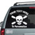 Skull With Crossed Oars car window decals stickers Skull With Crossed Oars car window decals stickers
