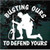 Busting Ours To Defend Yours Soldier car window decals stickers
