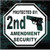 Protected By 2nd Amendment Security car window decals stickers