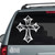Barbed Tribal Cross car window decals Barbed Tribal Cross car window decals