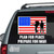 Plan For Peace Prepare For War American Flag decals stickers