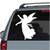 Angel Reaching Silhouette car window decals stickers